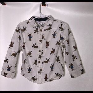 Mini Rebel boys Reindeer Christmas shirt